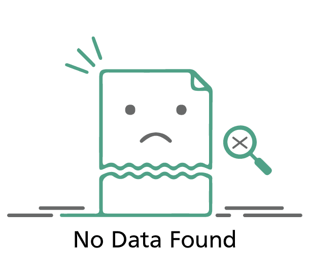 No data found